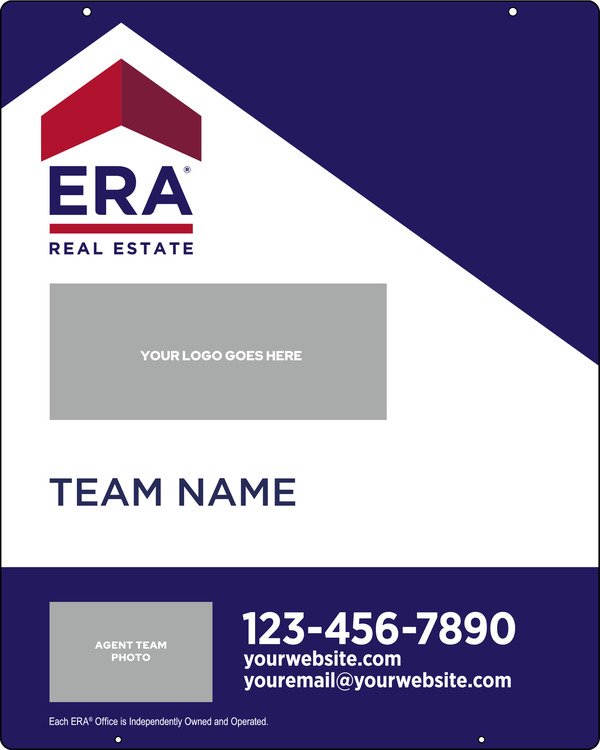 Team Logo - Photo Hanging Sign Panel, 30h x 24w, Steel